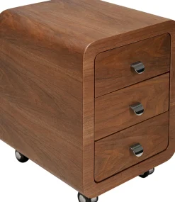 KARE Rollcontainer Club Walnut
