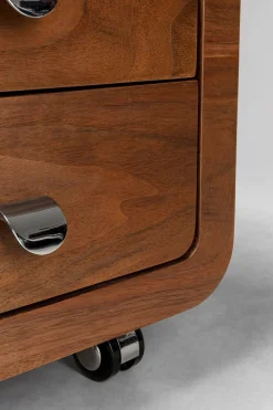 KARE Rollcontainer Club Walnut