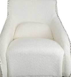 KARE Schaukelsessel Swing Ritmo Boucle Creme Sale