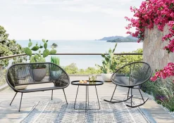 KARE Schaukelstuhl Acapulco Mono Schwarz Sale