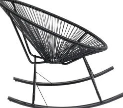 KARE Schaukelstuhl Acapulco Mono Schwarz Sale