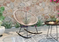 KARE Schaukelstuhl Acapulco Natur Discount