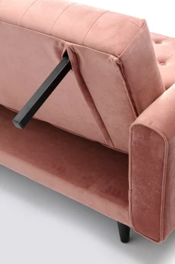 KARE Schlafsofa Milchbar Rose 219cm Clearance