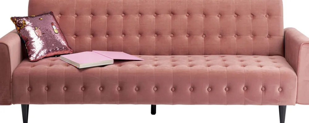 KARE Schlafsofa Milchbar Rose 219cm Clearance