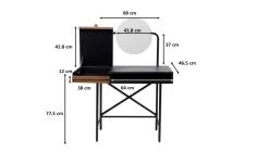 KARE Schminktisch Vanity 102x47cm Clearance