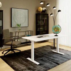KARE Schreibtisch Office Smart Weiß Weiß 120x60 Clearance