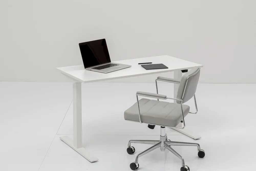 KARE Schreibtisch Office Smart Weiß Weiß 120x60 Clearance