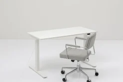KARE Schreibtisch Office Smart Weiß Weiß 120x60 Clearance