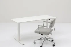 KARE Schreibtisch Office Smart Weiß Weiß 120x60 Clearance