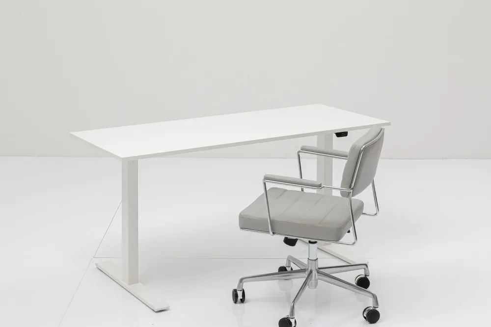 KARE Schreibtisch Office Smart Weiß Weiß 120x60 Clearance