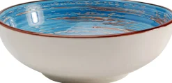 KARE Schüssel Swirl Blau Ø18cm Clearance