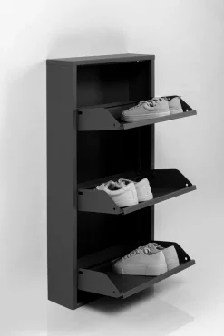 KARE Schuhkipper Caruso 3-er Schwarz Outlet