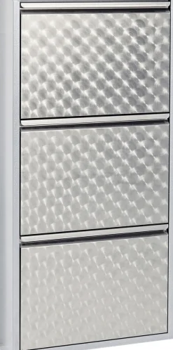 KARE Schuhkipper Caruso 3-er silber/geflext Online