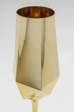 KARE Sektglas Diamond Gold Discount