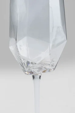 KARE Sektglas Diamond Gold Rim Discount