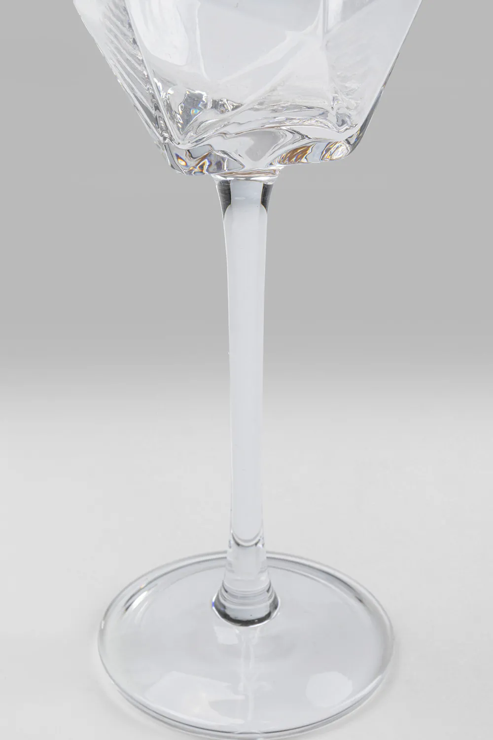 KARE Sektglas Diamond Gold Rim Discount