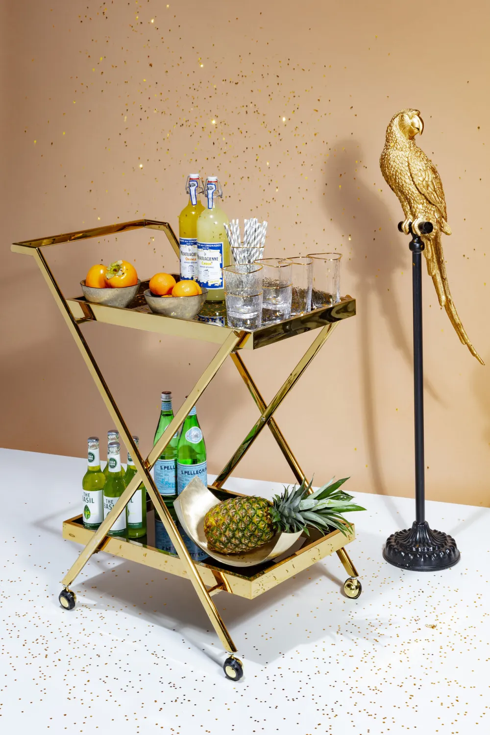 KARE Servierwagen Casino Gold Clearance