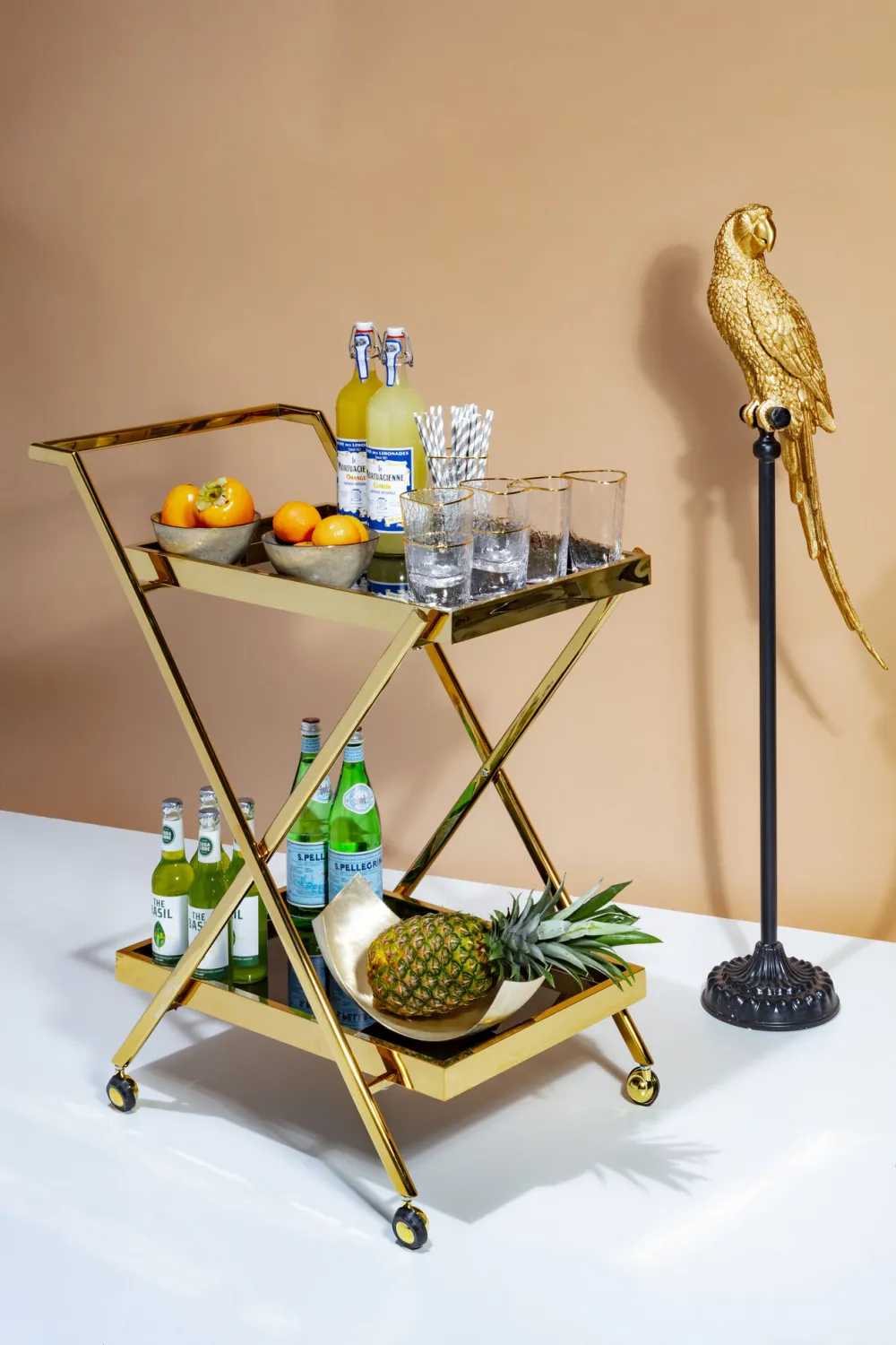 KARE Servierwagen Casino Gold Clearance