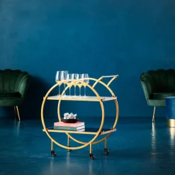 KARE Servierwagen Loft Brass Hot