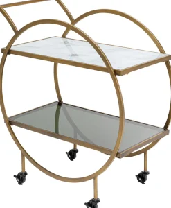 KARE Servierwagen Loft Brass Hot