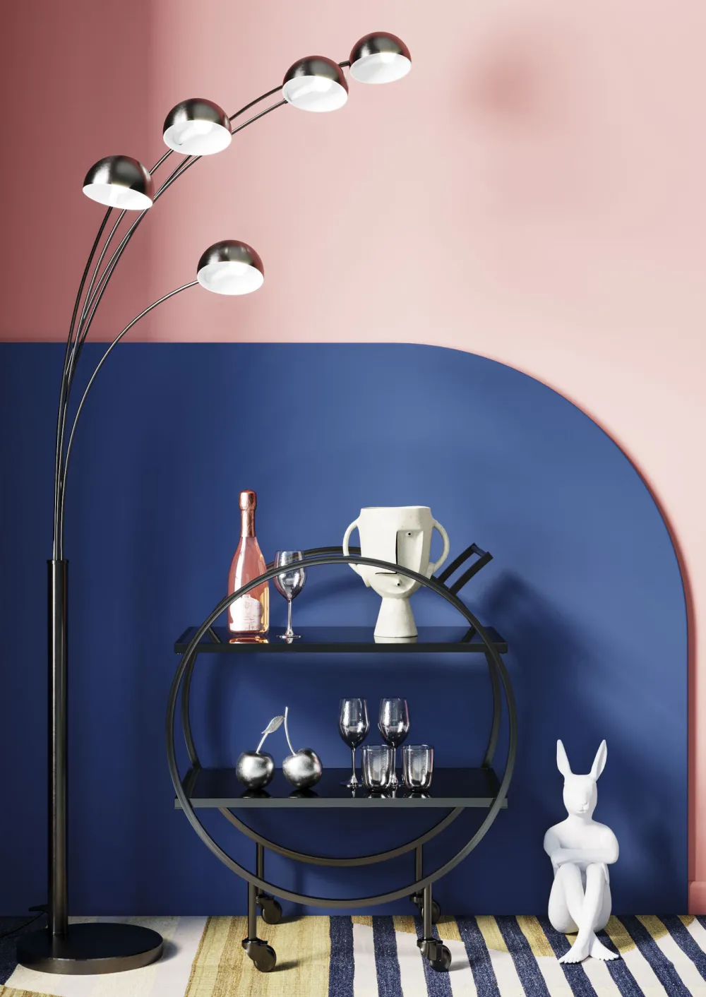 KARE Servierwagen Loft Schwarz Sale