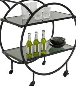 KARE Servierwagen Loft Schwarz Sale