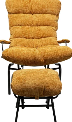 KARE Sessel + Hocker Vienna Swing Gelb Sale
