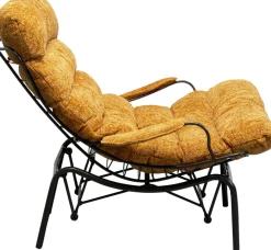KARE Sessel + Hocker Vienna Swing Gelb Sale