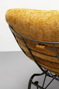 KARE Sessel + Hocker Vienna Swing Gelb Sale