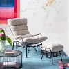 KARE Sessel + Hocker Vienna Swing Beige Best