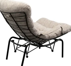 KARE Sessel + Hocker Vienna Swing Beige Best