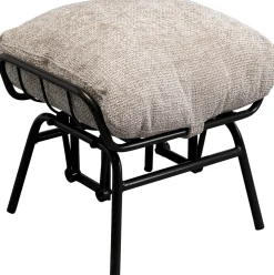 KARE Sessel + Hocker Vienna Swing Beige Best