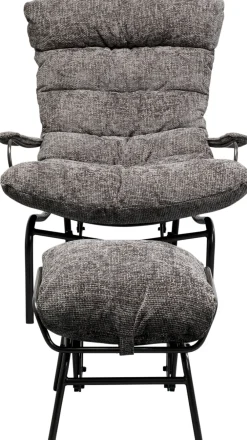 KARE Sessel + Hocker Vienna Swing Grau Sale