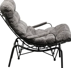 KARE Sessel + Hocker Vienna Swing Grau Sale