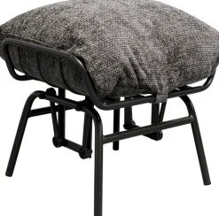 KARE Sessel + Hocker Vienna Swing Grau Sale