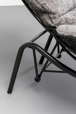KARE Sessel + Hocker Vienna Swing Grau Sale