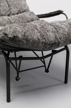 KARE Sessel + Hocker Vienna Swing Grau Sale