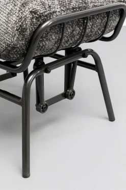 KARE Sessel + Hocker Vienna Swing Grau Sale
