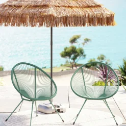 KARE Sessel Acapulco Mono Grün 2/Set