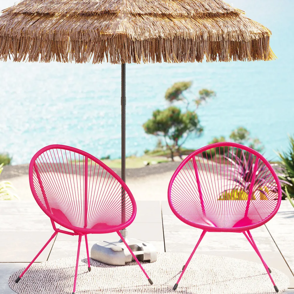 KARE Sessel Acapulco Mono Pink 2/Set Online