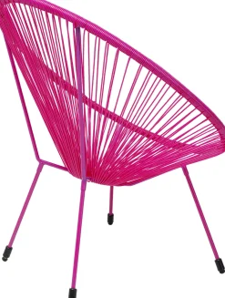 KARE Sessel Acapulco Mono Pink Hot