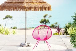 KARE Sessel Acapulco Mono Pink Hot