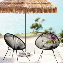 KARE Sessel Acapulco Mono Schwarz 2/Set Best