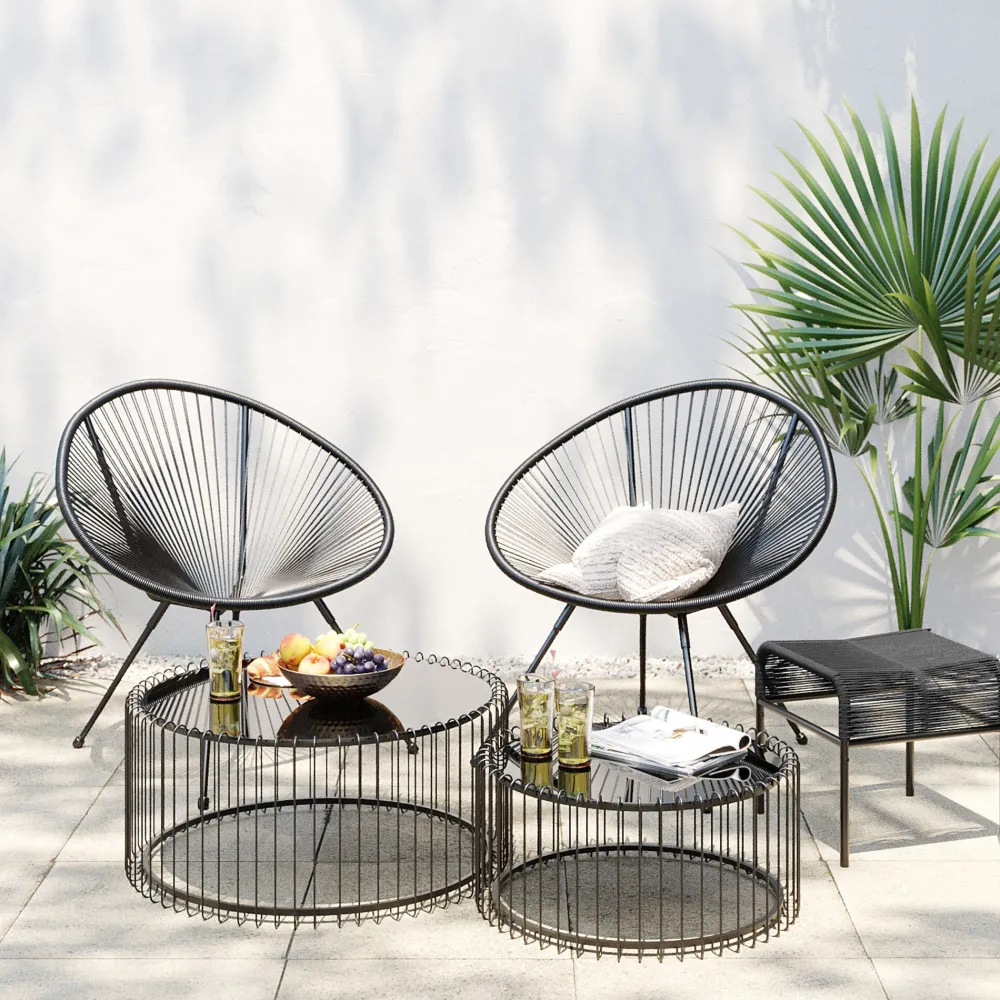 KARE Sessel Acapulco Mono Schwarz Clearance