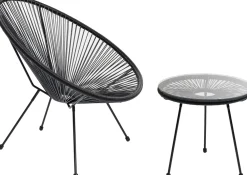 KARE Sessel Acapulco Mono Schwarz Clearance