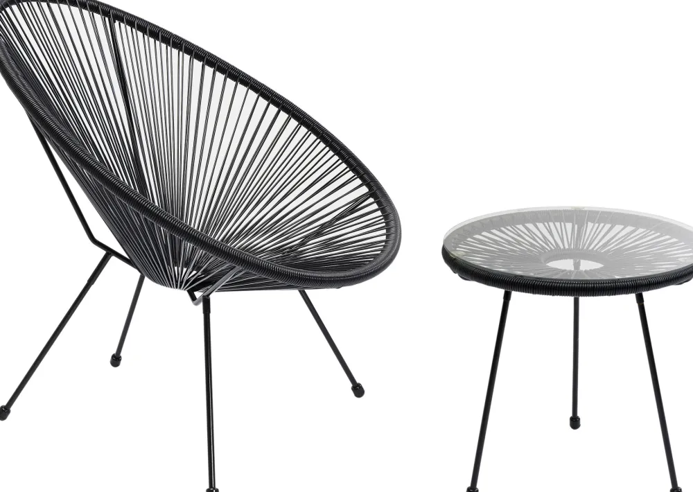 KARE Sessel Acapulco Mono Schwarz Clearance