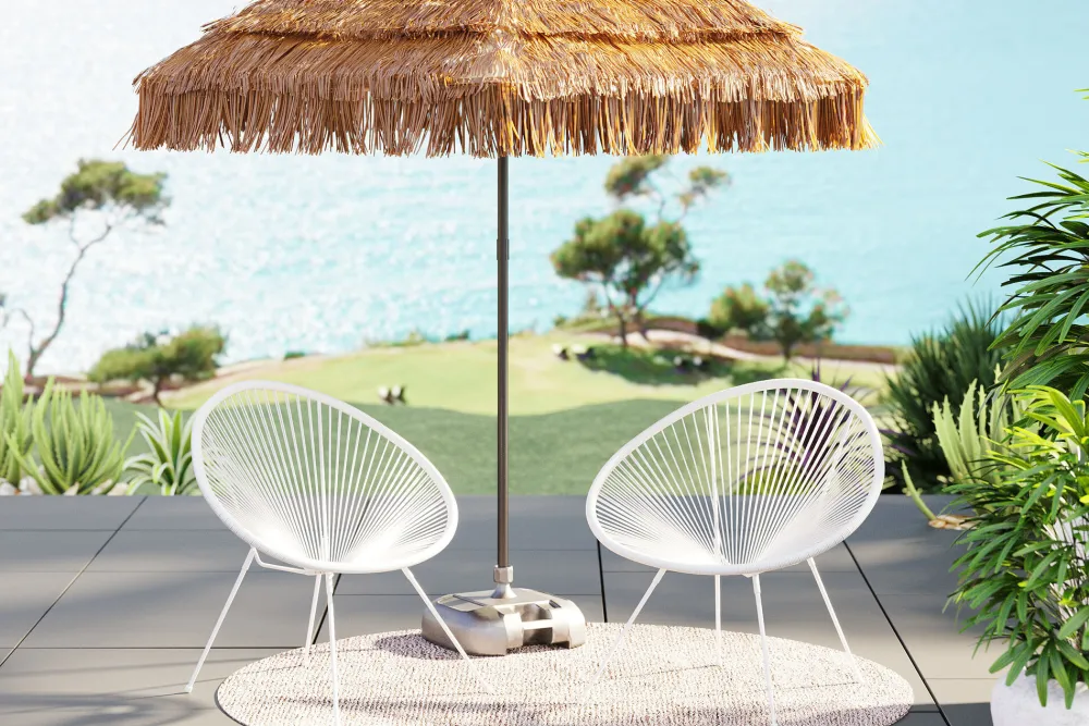 KARE Sessel Acapulco Mono Weiß 2/Set Hot