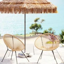 KARE Sessel Acapulco Nature 2/Set New