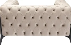 KARE Sessel Bellissima Velvet Taupe 120cm Sale