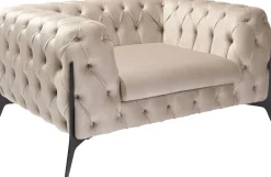 KARE Sessel Bellissima Velvet Taupe 120cm Sale